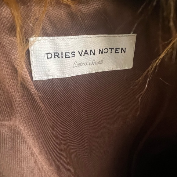 Dries Van Noten 2018 Runway Mustard Faux Shearling Coat - Picture 15 of 16